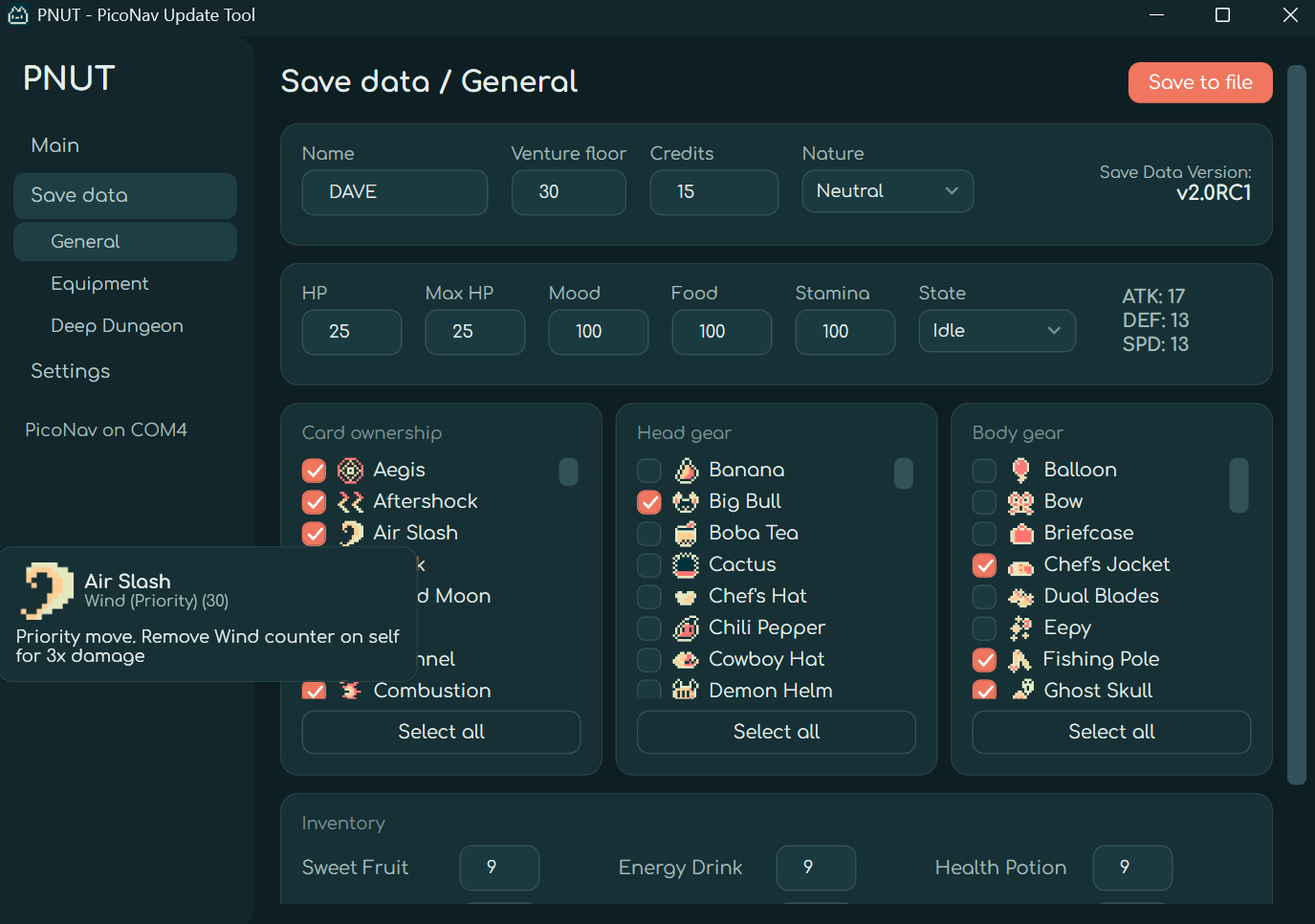 Save data editor